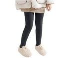 thumbnail image 1 of FAIWAD Toddler Girls Fleece Lined Leggings High Waist Thick Warm Tights Kids Stretchy Full Length Length Pants, 1 of 5