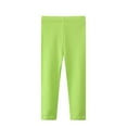 thumbnail image 1 of FAIWAD Toddler Girls Leggings Elastic Waisted Stretch Slim Tights Kids Full Length Cotton Pants School Dance Yoga Clothes, 1 of 2