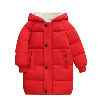 ふゆページ Swiss Tech Girls Puffer Jacket - Warm Winter Coat for Girls