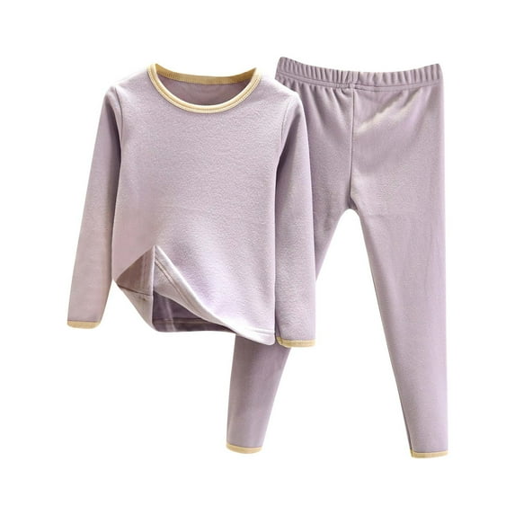 FAIWAD Toddler Kids Winter 2 Piece Set Soft Pullover Tops Matching Stretch Pants Casual Suit for Girl Boy