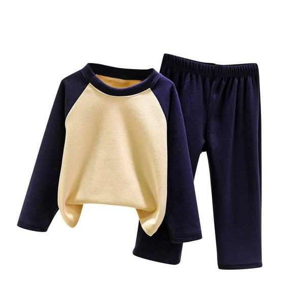 FAIWAD Toddler Kids Winter 2 Piece Set Soft Pullover Tops Matching Stretch Pants Casual Suit for Girl Boy