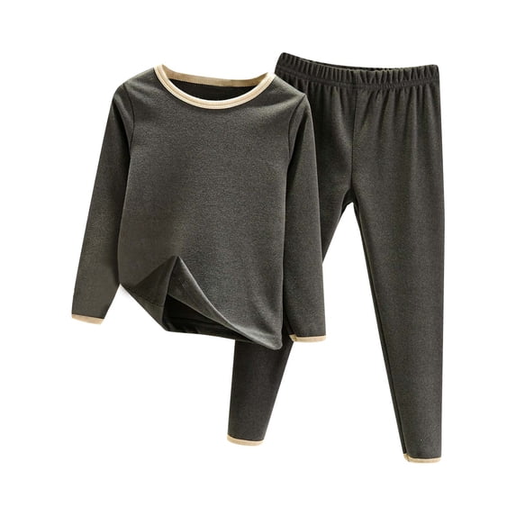 FAIWAD Toddler Kids Winter 2 Piece Set Soft Pullover Tops Matching Stretch Pants Casual Suit for Girl Boy