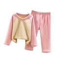 thumbnail image 1 of FAIWAD Toddler Kids Winter 2 Piece Set Soft Pullover Tops Matching Stretch Pants Casual Suit for Girl Boy, 1 of 4