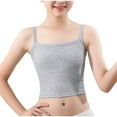 thumbnail image 1 of FAIWAD Toddler Tank Tops Girls Sleeveless Spaghetti Strap Ribbed Knit Camisoles Summer Casual Stretch Breathable Crop Tops, 1 of 7