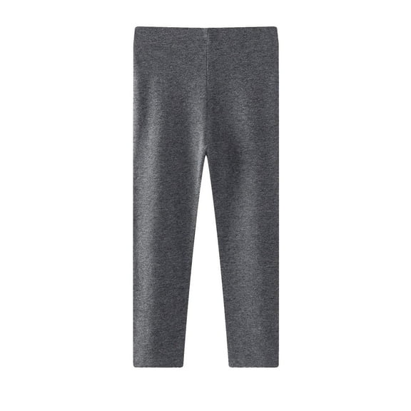 FAIWAD Toddlers Girls Boys Leggings Solid Color Stretchy Cotton Pants Kids School Uniform Dance Trousers,2-8Y