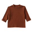thumbnail image 1 of FAIWAD Unisex Baby Long Sleeve Cotton Tops Spring Fall Basic Soft Solid Color Round Neck Pullover Top, 1 of 3