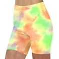 thumbnail image 1 of FAIWAD Women High Waist Biker Shorts Tie Dye Scrunch Butt Leggings Seamless Stretch Sports Yoga Shorts, 1 of 4