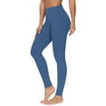 thumbnail image 1 of FAIWAD Women Plus Size Leggings High Waist Slim Stretchy Seamless Workout Tights Casual Athletic Yoga Pants, 1 of 4