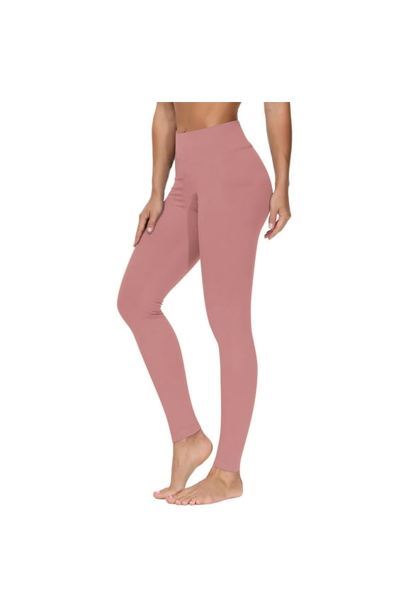 Women Plus Size Leggings High Waist Slim Stretchy Seamless Workout Tights Casual Athletic Yoga Pants