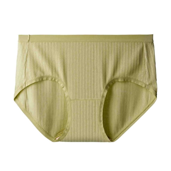 FAIWAD Women Plus Size Panties High Waisted Butt Lift Breathable Briefs Seamless Cotton Crotch Underwear