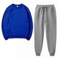 thumbnail image 1 of FAIWAD Women's 2 Piece Outfit Long Sleeve Round Neck Pullover Tops and Loose Sweatpants Lounge Outfits, 1 of 5