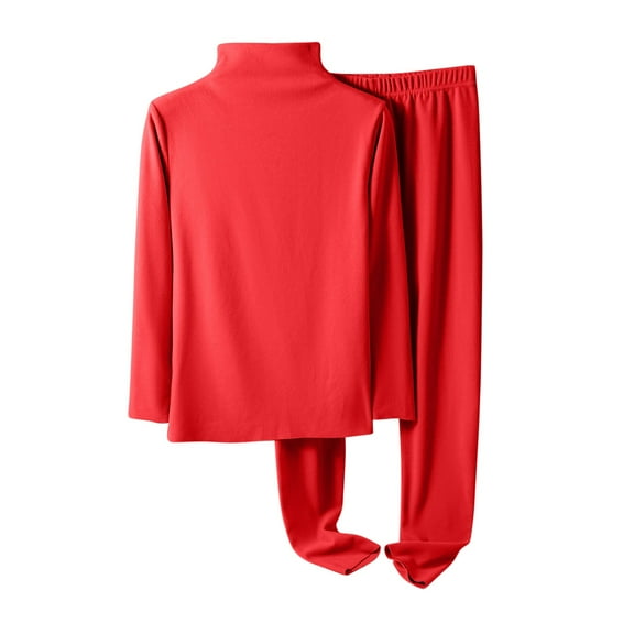 FAIWAD Women's 2 Piece Outfits Long Sleeve Turtleneck Top with Slim Stretch Pants Fall Winter Warm Soft Suit