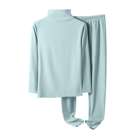 FAIWAD Women's 2 Piece Outfits Long Sleeve Turtleneck Top with Slim Stretch Pants Fall Winter Warm Soft Suit