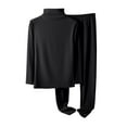 thumbnail image 1 of FAIWAD Women's 2 Piece Outfits Long Sleeve Turtleneck Top with Slim Stretch Pants Fall Winter Warm Soft Suit, 1 of 6