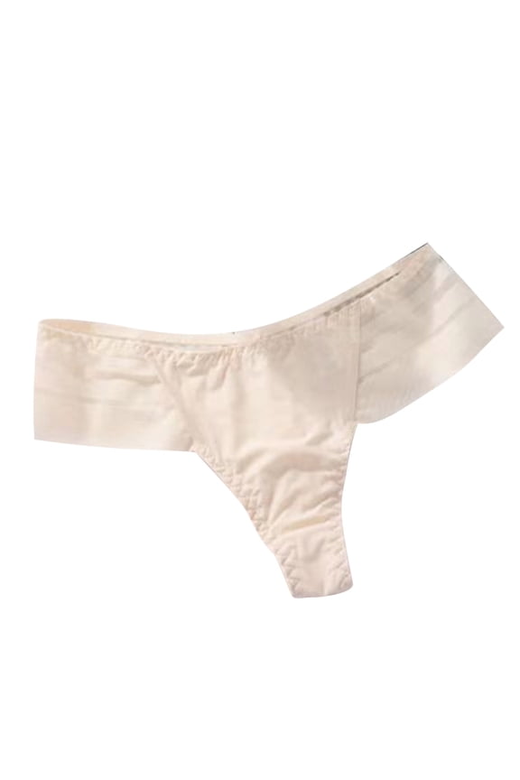Women's High Waist Breathable Seamless G-strings Breathable Cotton Crotch High Cut Panties