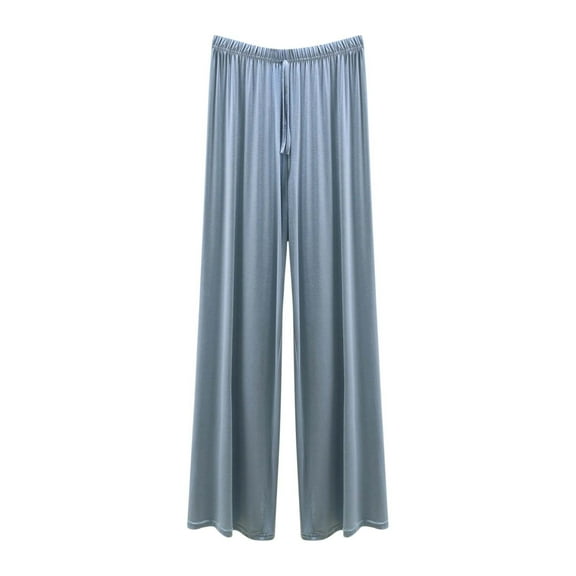 FAIWAD Women's Plus Size Pajama Pants Casual Home Wear Loose Elastic Waist Lounge Pants Pj Bottoms With Drawstring