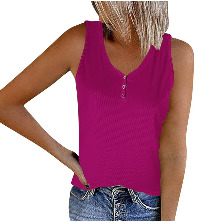 Casual Solid Buttons Vests Pants U Neck Sleeveless Two Pieces Casual Solid Buttons Vests Pants U Neck Sleeveless Two Pieces