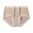 thumbnail image 1 of FAIWAD Women's Seamless Breathable Panties Mid Waist Hipster Underwear Breathable Cotton Crotch Panties, 1 of 2