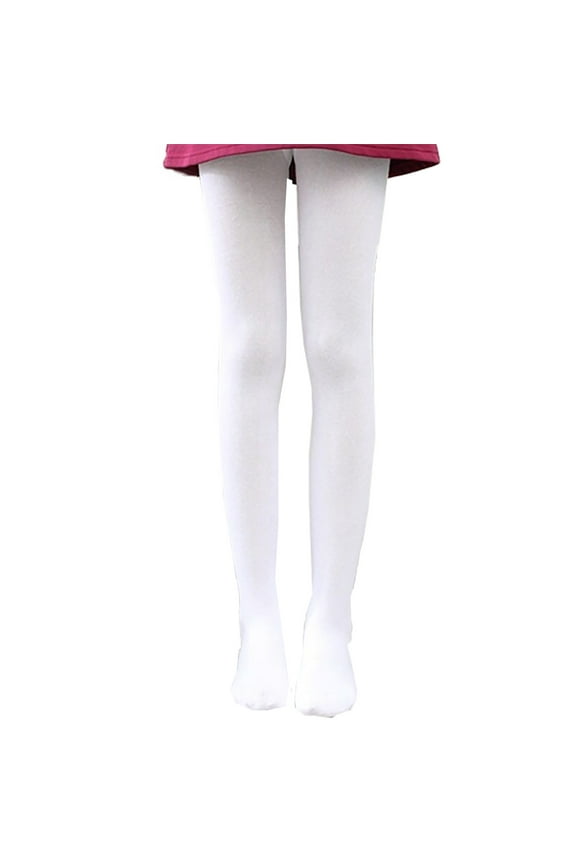 Women's Soft Opaque Tights Colorful High Waist Butt Pantyhose Girls Stretchy Dance Footed Stockings