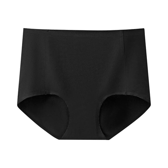 FAIWAD Women's Underwear High Waisted Full Coverage Briefs Stretch Solid Color Soft Breathable Panties