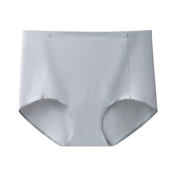 FAIWAD Women's Underwear High Waisted Full Coverage Briefs Stretch Solid Color Soft Breathable Panties