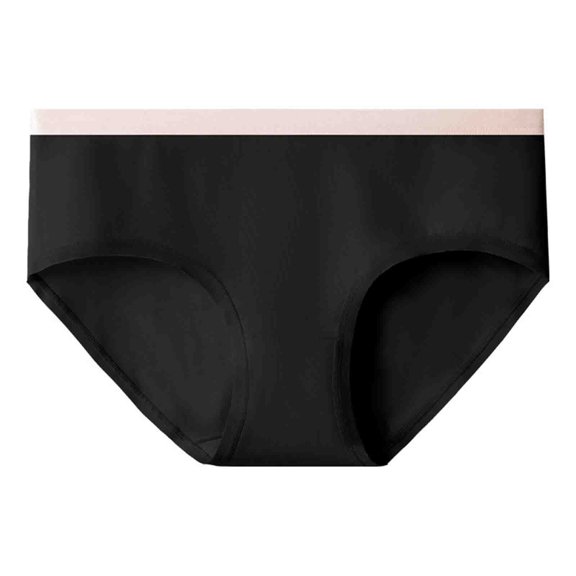 FAIWAD Womens Hipster Panties Mid Waisted Breathable Briefs Seamless Stretch Cotton Crotch Underpants