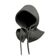 thumbnail image 1 of FAIWAD Womens Knit Hoodie Hat Windproof Balaclava Neck Warm Cap with Drawstring Outdoor Cycling Beanies, 1 of 6