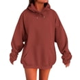 thumbnail image 1 of FAIWAD Womens Oversized Hoodies Long Sleeve Drawstring Hooded Pullover Trendy Loose Workout Sweatshirts, 1 of 9