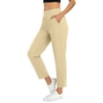 thumbnail image 1 of FAIWAD Travel Pants Women High Waisted Stretch Athletic Golf Ankle Pants Dressy Business Work Trousers, 1 of 9
