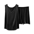 thumbnail image 1 of FAIWAD Womens Summer 2 Piece Outfits Soft Comfy Sleeveless Tank Tops and Shorts Lightweight Loungewear Matching Set, 1 of 7