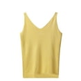 thumbnail image 1 of FAIWAD Womens Summer Knit Tank Top Sleeveless V Neck Spaghetti Strap Tops Slim Stretch Pullover Tops, 1 of 5