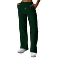 thumbnail image 1 of FAIWAD Womens Sweatpants Drawstring Elastic High Waisted Straight Leg Pants Loose Comfy Gym Athletic Trousers, 1 of 5