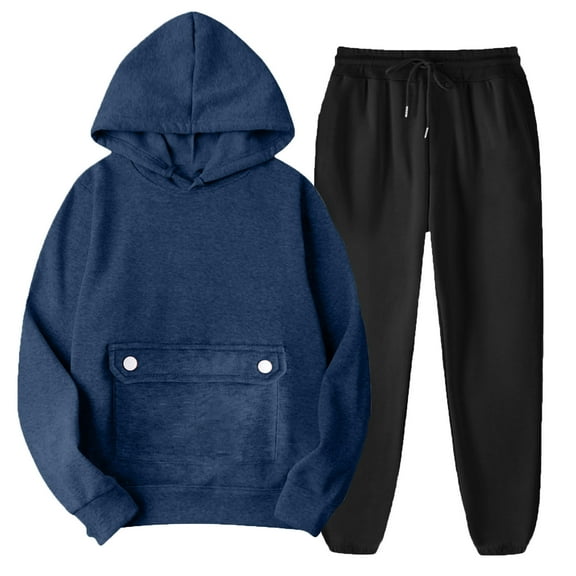 FAIWAD Womens Sweatsuit 2 Piece Set with Hoodie Sweatshirt and Sweatpants Casual Drawstring Jogging Outfits