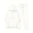 thumbnail image 1 of FAIWAD Womens Sweatsuit Oversized Drawstring Hoodies and Sweapants Casual Athletic Plus Size 2 Piece Sets, 1 of 4