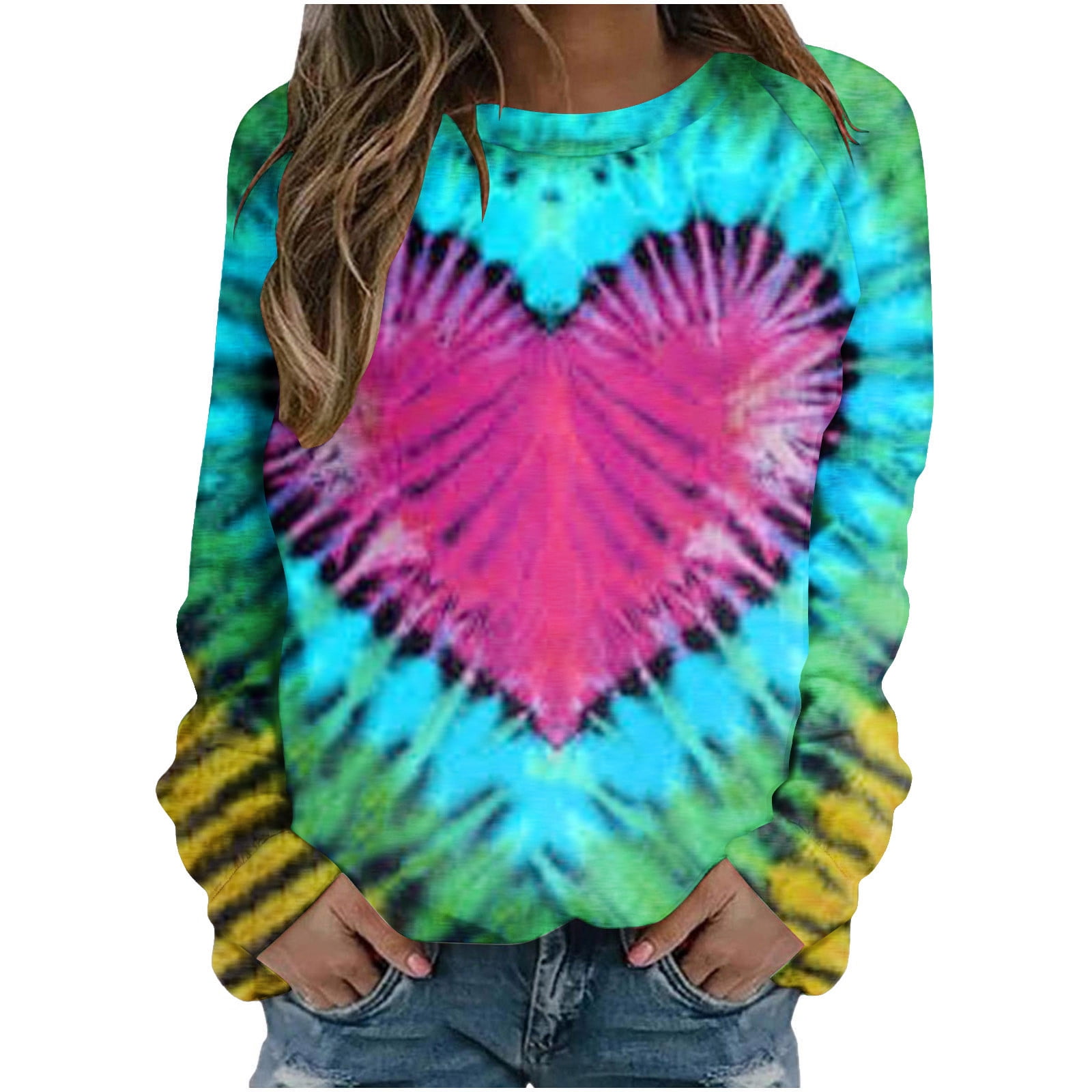 Spec-dyed Pile Long Sleeve Sweatshirt(LADIES)