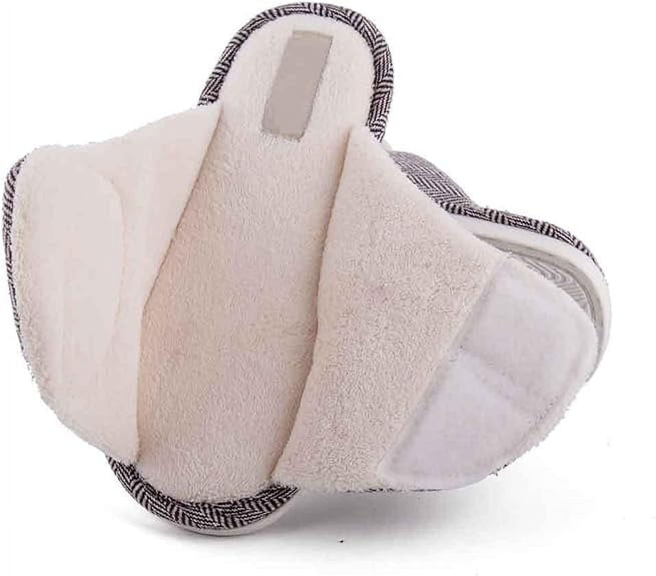 mens velcro slippers for swollen feet