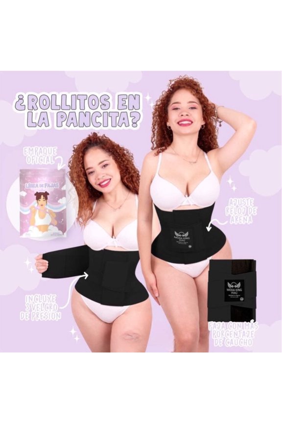 FAJAS MODA KING PERU Cinturilla Reloj de Arena Girdle Hourglass Body Shaper Waist Trainer