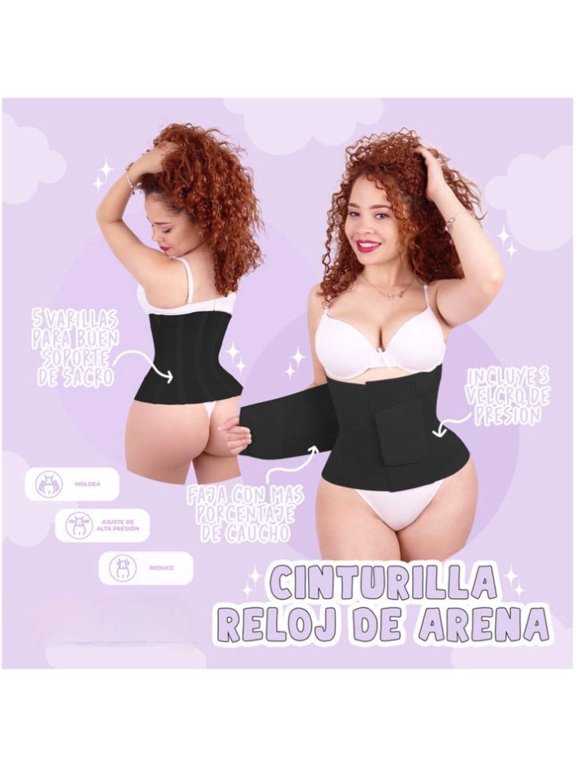 FAJAS MODA KING PERU Cinturilla Reloj de Arena Girdle Hourglass Body Shaper Waist Trainer