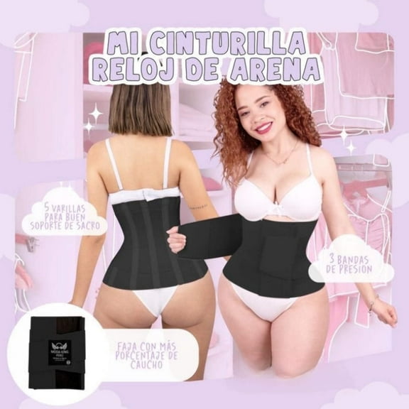 FAJAS MODA KING PERU Cinturilla Reloj de Arena Girdle Hourglass Body Shaper Waist Trainer
