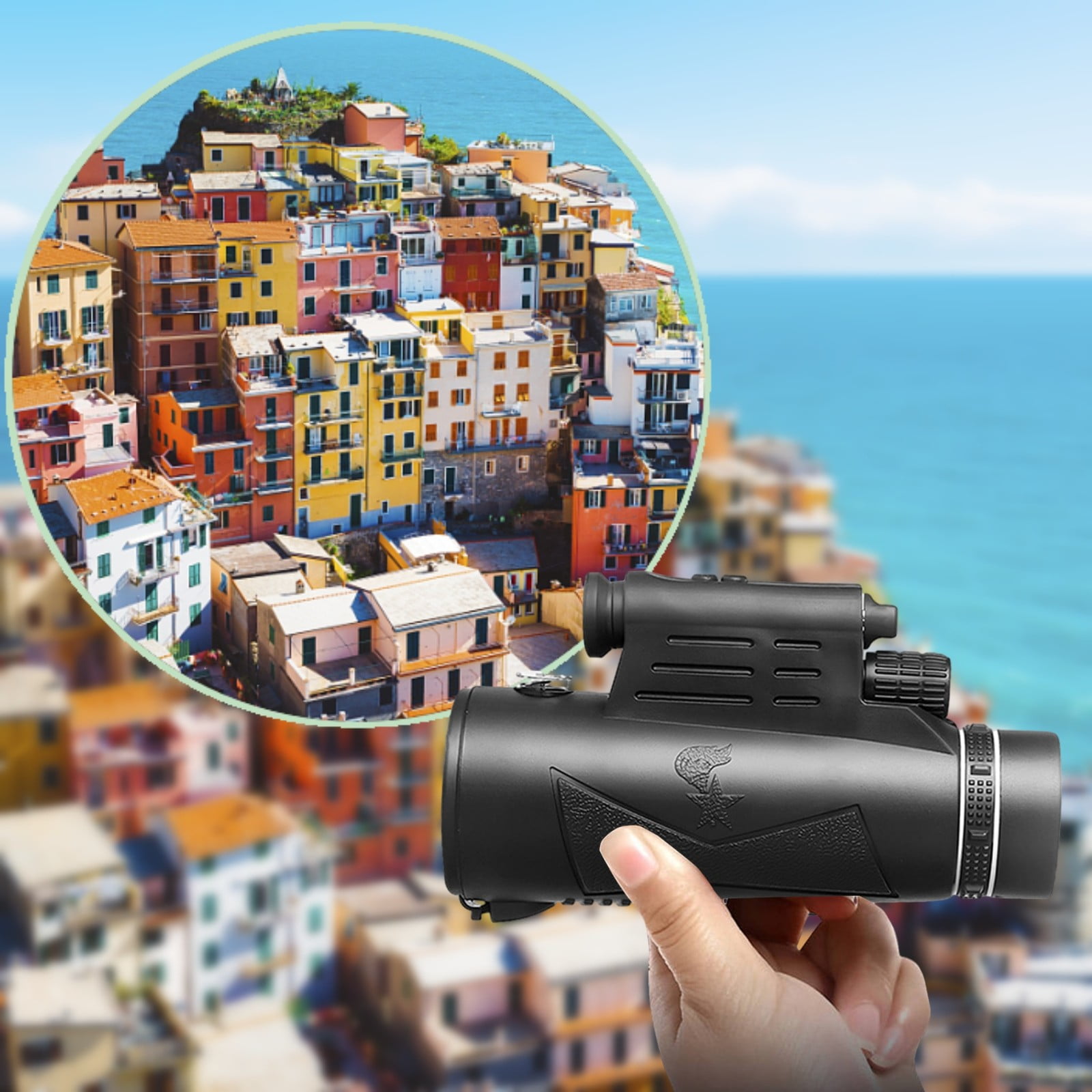 FAJHHA Clearance sale 12x50 MonocularTelescope High Powered For