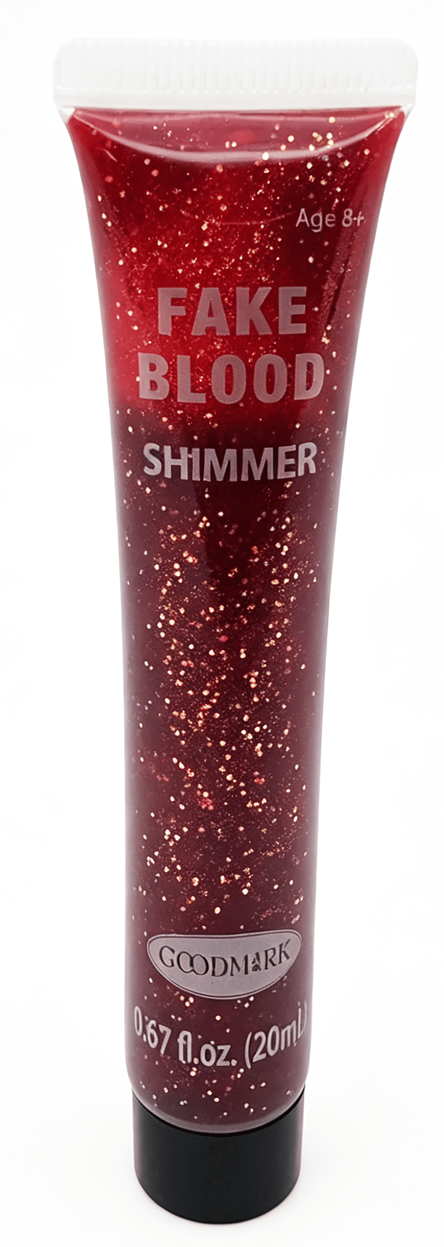 Fake Blood Shimmer, Red, 20mL, Halloween Make-Up for Adults by Goodmark
