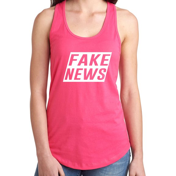 FAKE NEWS Racerback Tank