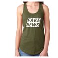 thumbnail image 1 of FAKE NEWS Racerback Tank, 1 of 3