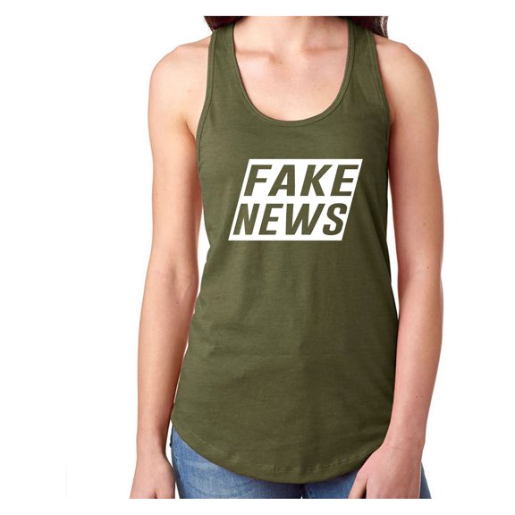 FAKE NEWS Racerback Tank