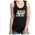 thumbnail image 1 of FAKE NEWS Racerback Tank, 1 of 2