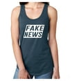 thumbnail image 1 of FAKE NEWS Racerback Tank, 1 of 2