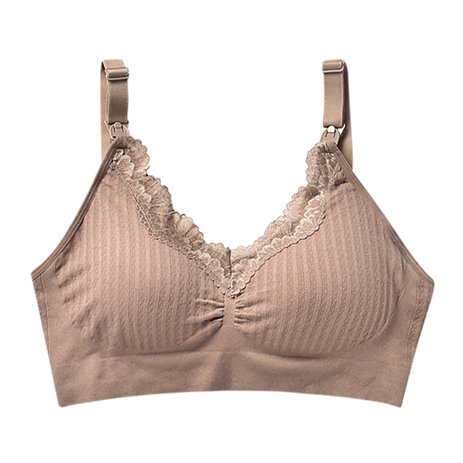 FAKKDUK Nursing Bras for Breastfeeding,Mom Cozy Nursing Bra With