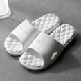 thumbnail image 1 of FAKKDUK Shower Slippers for Women and Men EVA Bathroom Pool Sandals Non Slip Comfy Soft Quick-drying Pillow Open Toe Slides Thick Sole Lightweight Spa House Shoes Indoor Outdoor, 240&White, 1 of 4