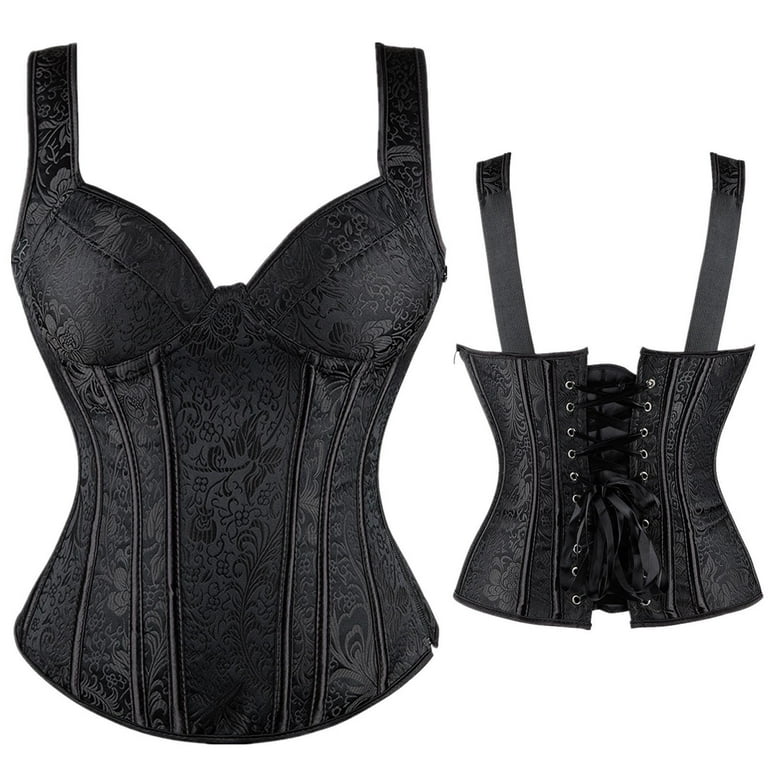 トップス andwang satin lingerie corset black トップス ANDWANG Satin lingerie corset tops Amazon.com: Sexy