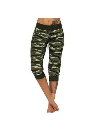 QOQ Yoga Pants for Women Workout Camo High Waisted Palestine